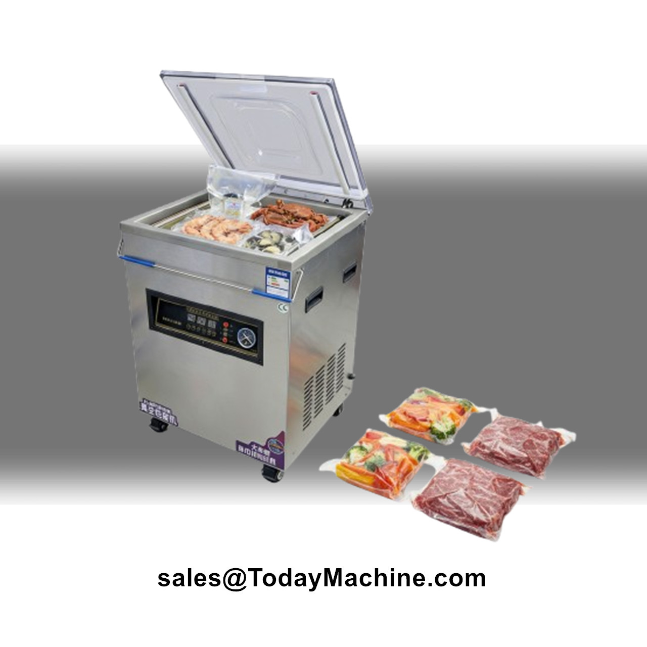 Food Vacuum Sealer Machine - Maszyna do pakowania w pionowe, zewnętrzne,