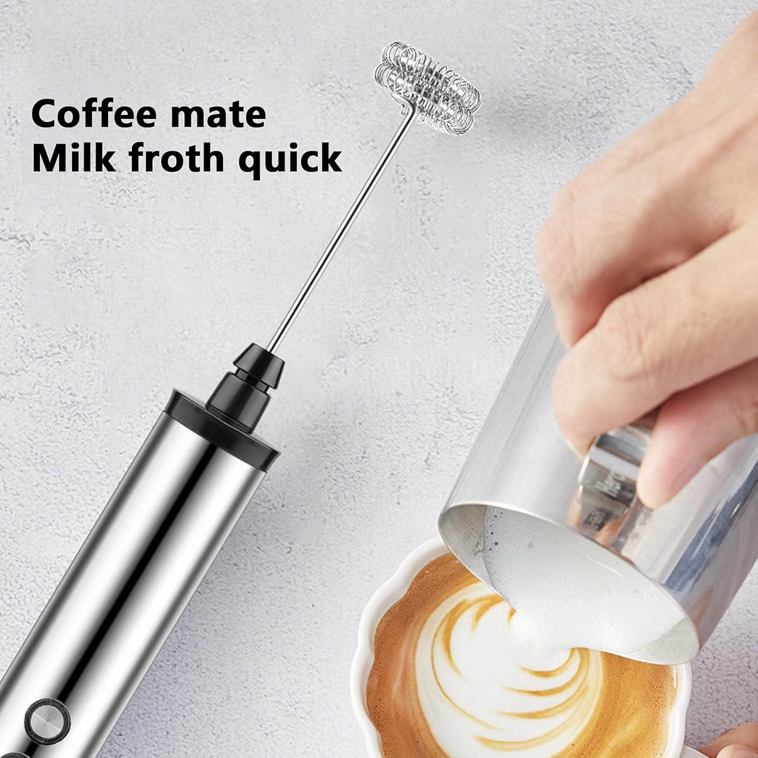 Elektryczny trzepak do mleka 3 – Electric Milk Frother Handheld recenzja i cena