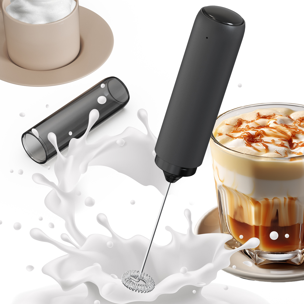 Mocny trzepak kuchenny, spieni – Electric Milk Frother Handheld recenzja i cena