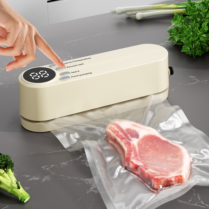 Miniaturowa bezprzewodowa zgrz – Food Vacuum Sealer Machine recenzja i cena